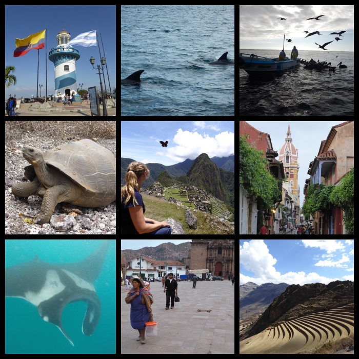 Collage Suedamerika