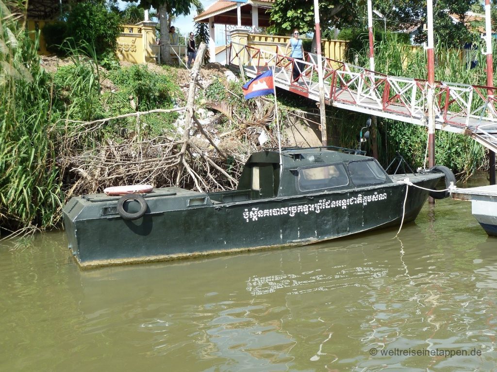 Boot Grenzübergang Kambodscha