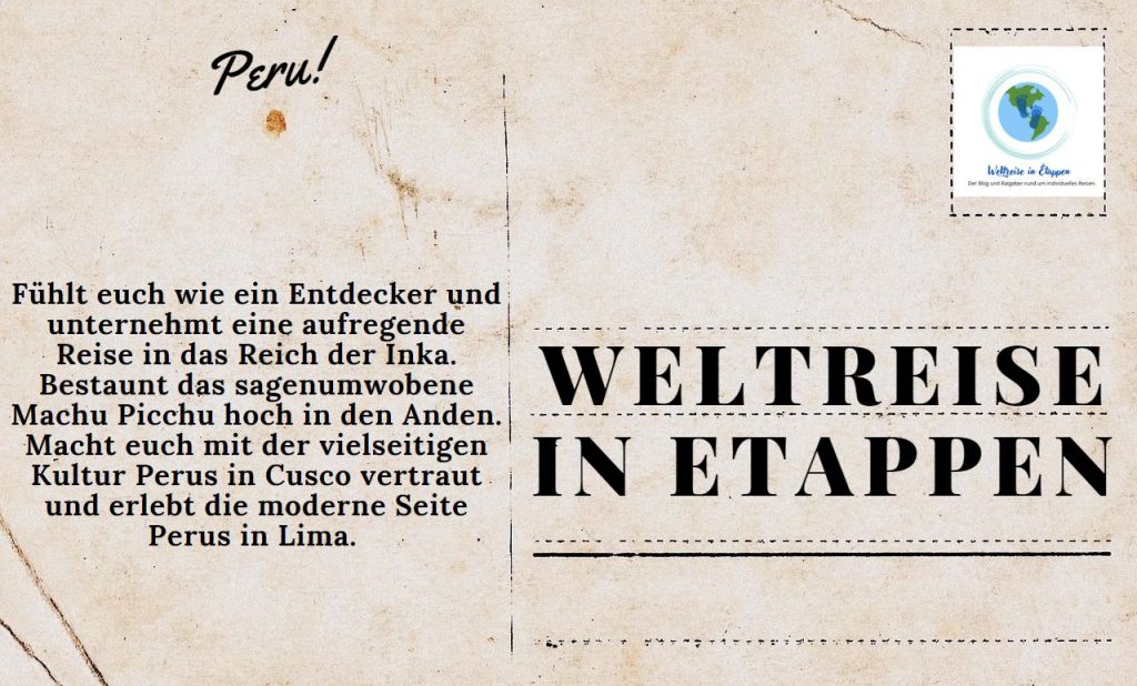 Weltreise in Etappen Peru