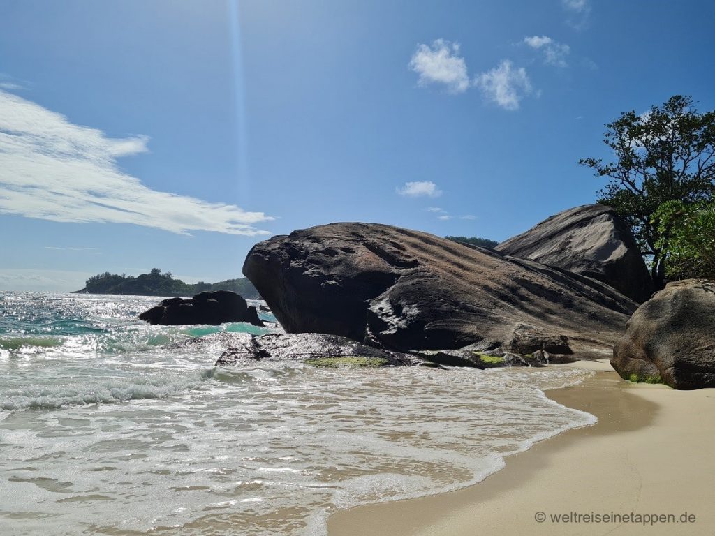 Granitfelsen Traumstrand Seychellen