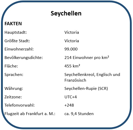 Fakten Daten Seychellen