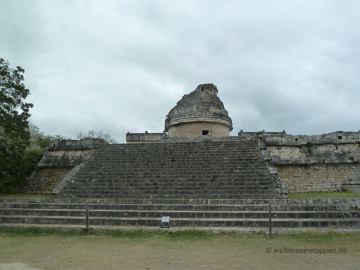 Maya Pyramide Alte Steine Chichén Itzá Mexiko